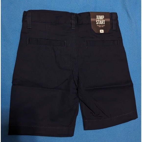 Jump Start Boy's School Uniform Shorts Navy Size 6 - Picture 5 of 5